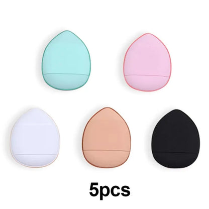 5/10Pcs Mini Finger Puff Foundation Small Air Cushion Powder Sponge