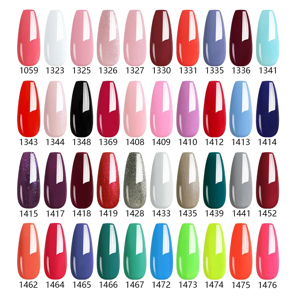 NAILCO 15ml Translucent Color Gel Nail Polish Vernis Semi Permanent UV