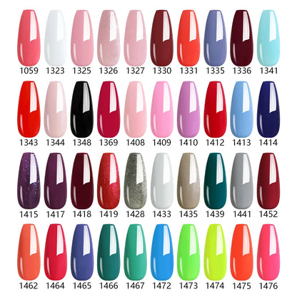 NAILCO 15ml Translucent Color Gel Nail Polish Vernis Semi Permanent UV