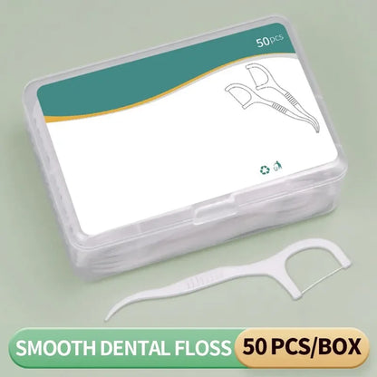 150pcs Dental Floss Plastic Toothpicks Disposable Cleaning between