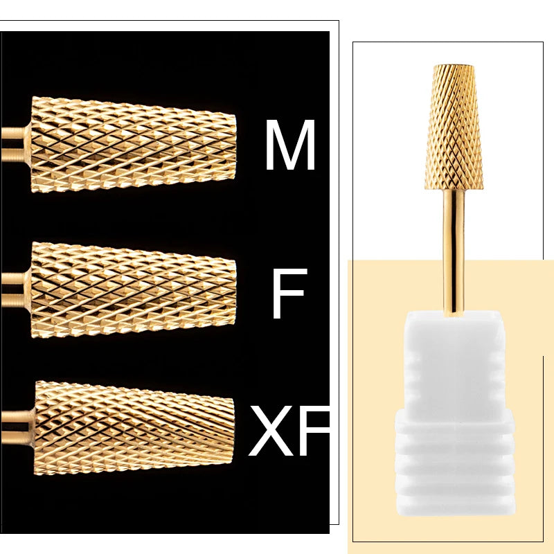 5 In 1 Tungsten Carbid Nail Drill Bits Milling Cutter For Remove Nail