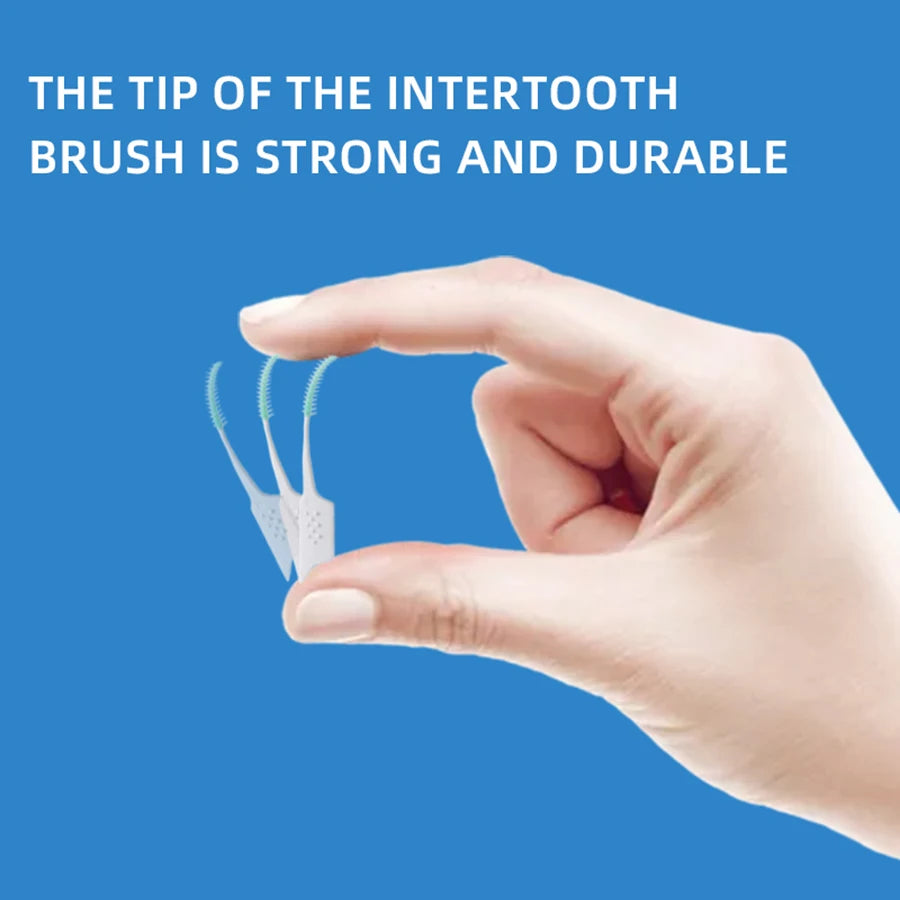 150Pcs/box Interdental Brush Soft Rubber Teeth Cleaning Tools Dental