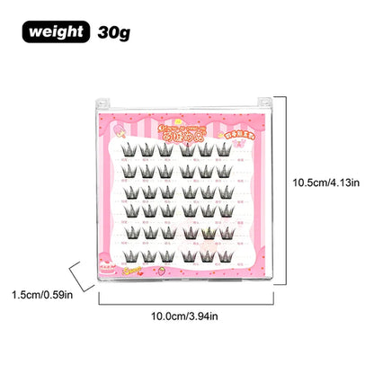 Self-Adhesive No-glue Eyelashes Ultra-thin Sheet Series False