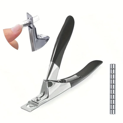 Acrylic Nail Clippers with 15Pcs Magnets Nail Clippers Cutters for
