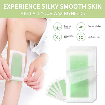 10/20/30/50 Pcs Depilatory Wax Strips For Hair Removal Wax Paper Cold