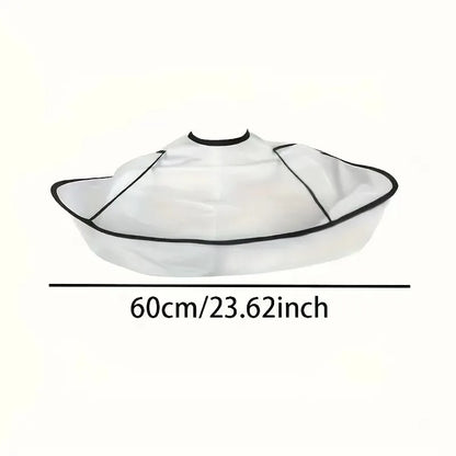 Professional Hairdressing White Hair Styling Apron Breathable Salon