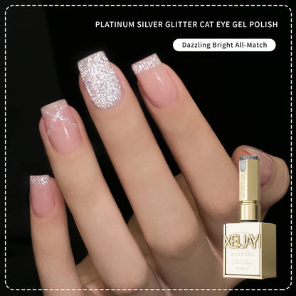 15ML Rainbow Cat Eye Nail Polish Gel Phototherapeutic Gel Soak Off