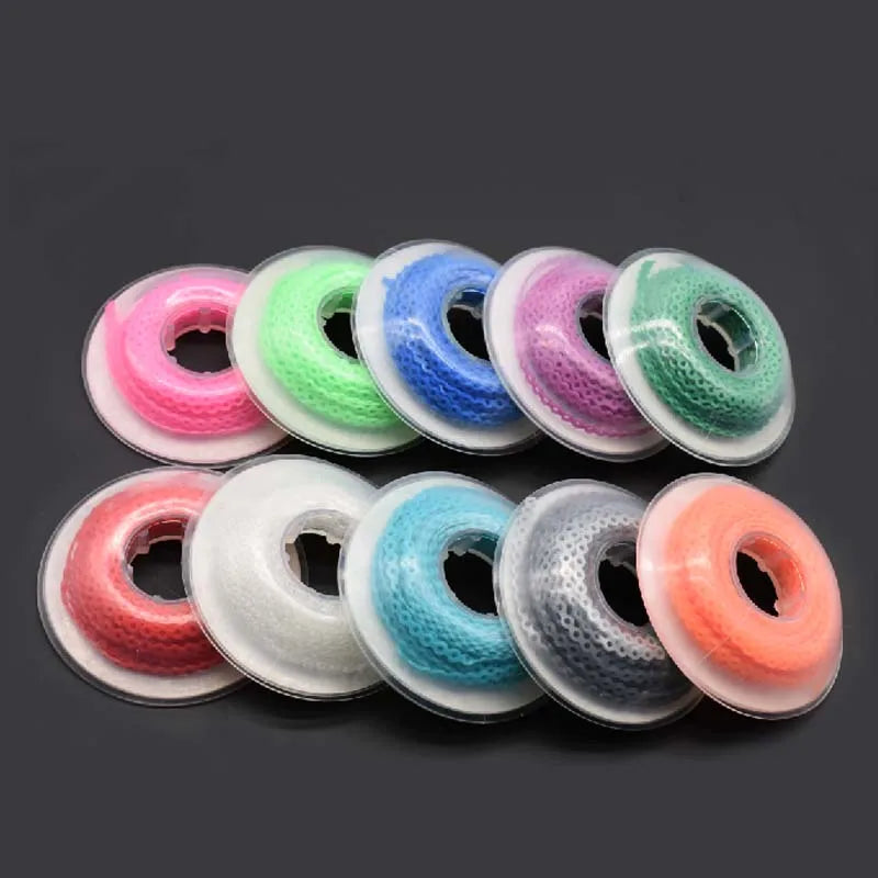 15 Feet 4.5m Orthodontic Elastic Power Chain Rubber Bands Dental Ultra