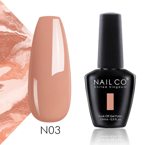 NAILCO 15ml Translucent Color Gel Nail Polish Vernis Semi Permanent UV
