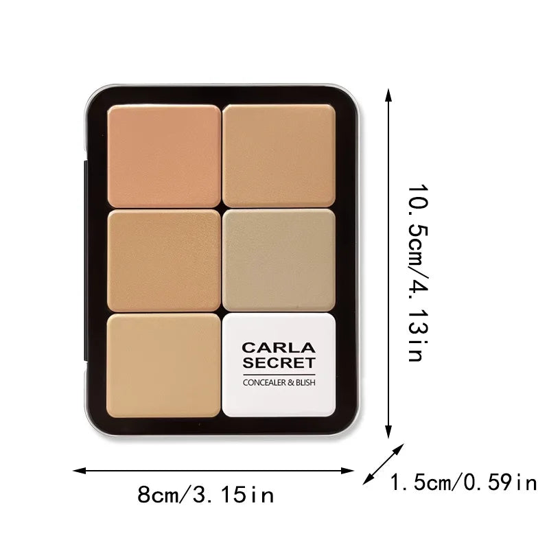 12-color iron box concealer blush cream matte highlight contour makeup