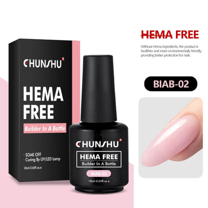 CHUNSHU Hema FREE Construction UV Gel 18ml Builder Nail Gel In A