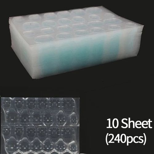 Double Side Nail Jelly Glue Transparent False Nail Art Adhesive Tape