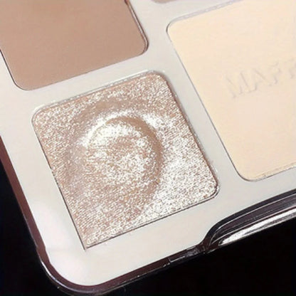 Natural Stereoscopic Face Powder Palette  Matte Bronzer  Contour