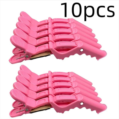 5-30pcs Alligator Hair Clip Plastic Nonslip Hairpin Black Pink Durable