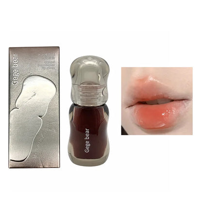 Gege Bear Crystal Gloss Lip Tint — Autumn/Winter Hydrating Formula,
