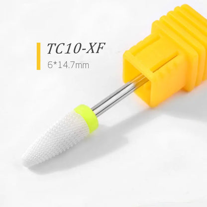 Ceramic Nail Drill Bits Milling Cutter Nail Files Grinding Head
