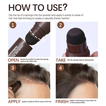 Hairline Shadow Powder Hair Waterproof Hairline Root Cover Up Natural