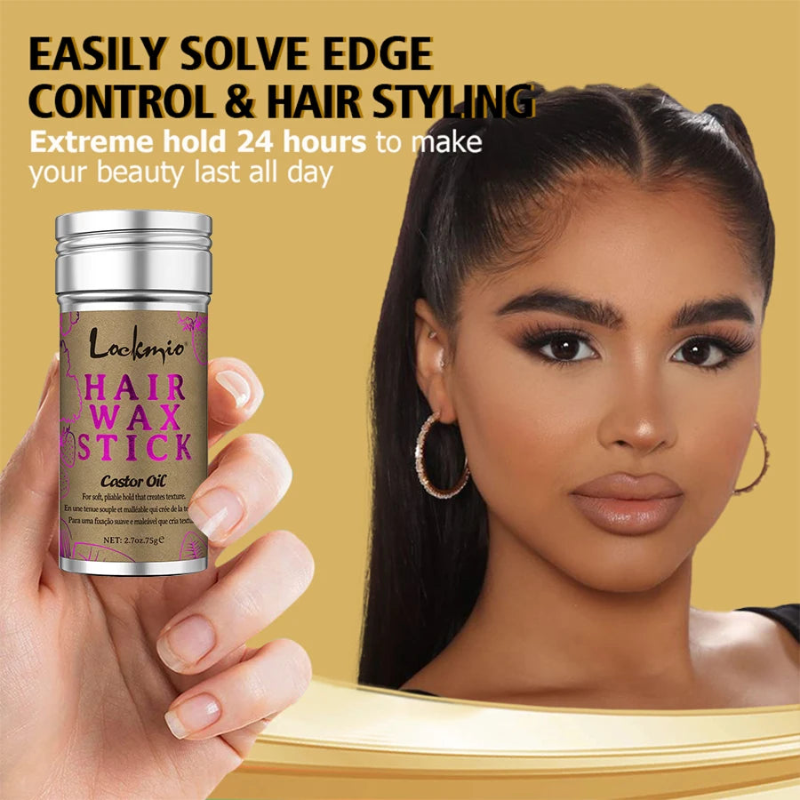 Styling Hair Wax Stick High Shine Smooth Hair & Wig Solid Wax Stick