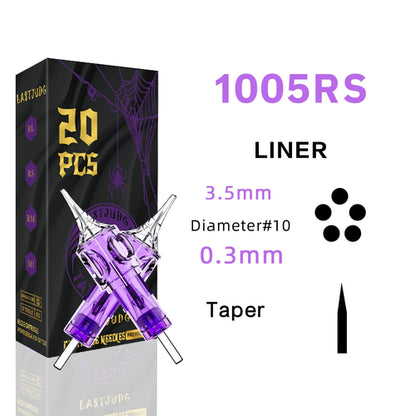 LASTJUDG Tattoo Needles 20PCS Disposable Tattoo Needles RL RS M1 RM