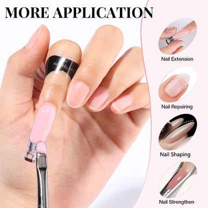 30ML Hard Gel For Nail Extension Milky White Builder Constructor Gel
