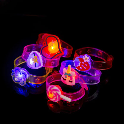 Kids Birthday Party Cartoon Light Up Watch Toys Boys Girls