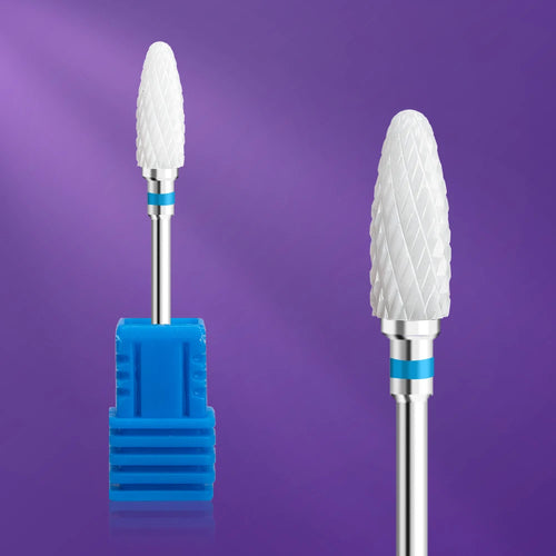 Ceramic Tungsten Carbide Nail Drill Bit Rotate Burr Milling Nail