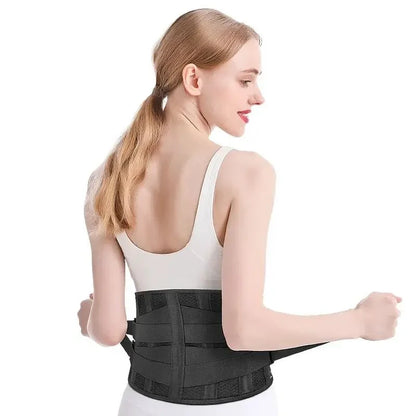 Back Brace Adjustable Waist Belt Support Brace for Lumbar Trainer
