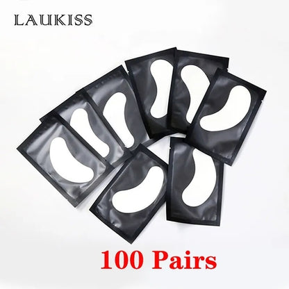 25/50/100Pairs Eye Patches Under Eyelash Pads for Building Hydrogel