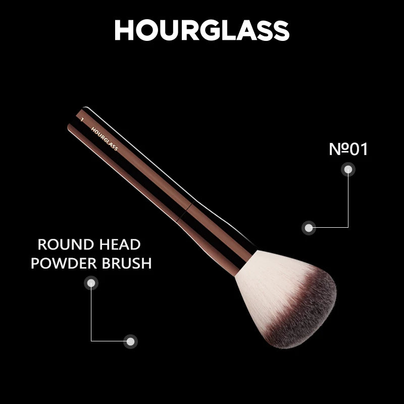 Hourglass Makeup Brush- No.1 Round Head Powder Brush Soft and