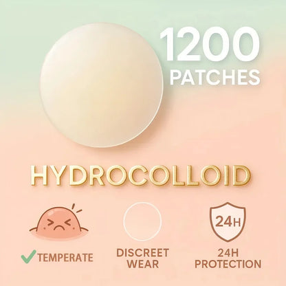 1200 pieces/set of hydrogel patches for acne coverage, suitable for