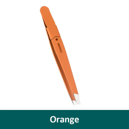 Eyebrow Tweezer Colorful Hair Beauty Fine Hairs Puller Stainless Steel