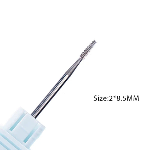 1pc Carbide Tungsten Nail Drill Bit Rotate Burr Milling Nail Cutter