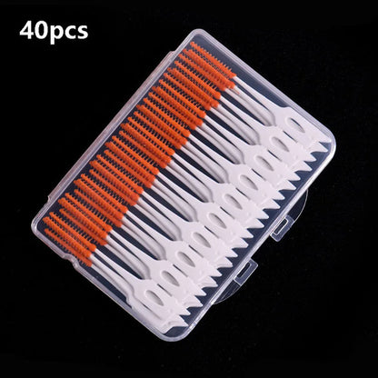 200/400pcs Interdental Silicone Brushes Dental Toothpicks Brush
