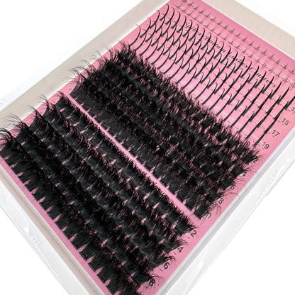 15Rows Lash Clusters Spikes Eyelash Extensions Spiky Lashes Extension