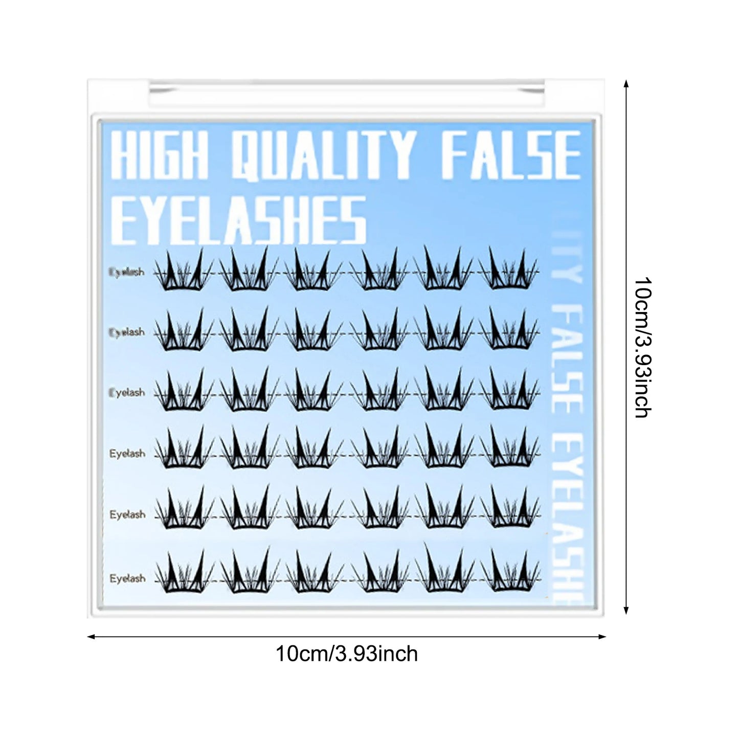 Natural Cosplay False Eyelashes No Glue Need Eyelash Clusters False