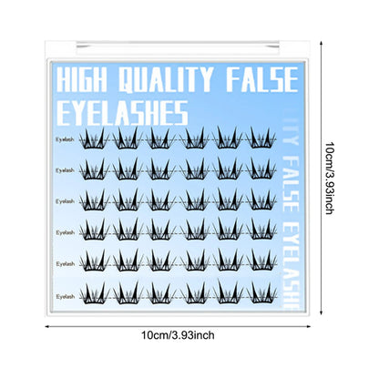 Natural Cosplay False Eyelashes No Glue Need Eyelash Clusters False