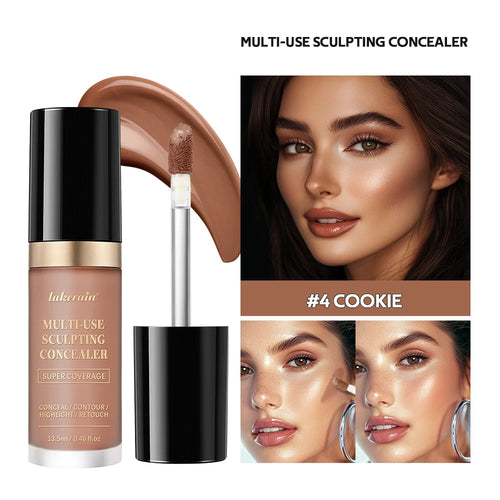 Long-lasting Coverage Concealer Matte Foundation Multi-Use Cream Oil