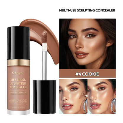Long-lasting Coverage Concealer Matte Foundation Multi-Use Cream Oil