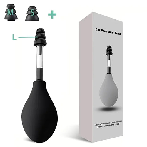 Ear Pressure Tool Portable Ear Pressure Relief Suction Device Wih 3