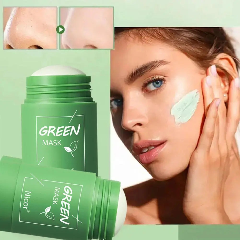 Green Cleansing Mask Green Tea Cleansing Stick Blackheads Mask