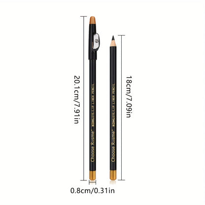 12pcs black/borwn/dark brown eyebrow pencil sharpener Eyebrow Pencil