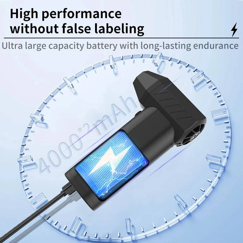 CROSSGUN New Jet Fan Strong Portable Power Handheld Dust Elimination