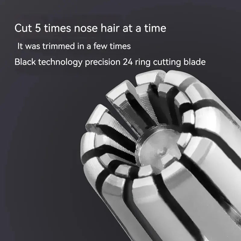 Washable Portable Ear Hair Trimmer Cleaning Without Rusting Painless