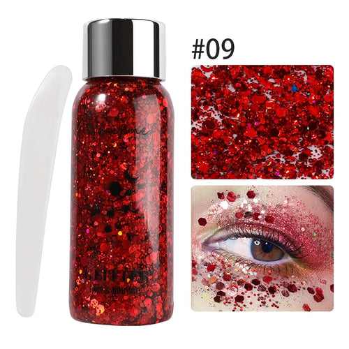 Eye Glitter Nail Hair Body Face Gel Art Waterproof High Gloss Glitter