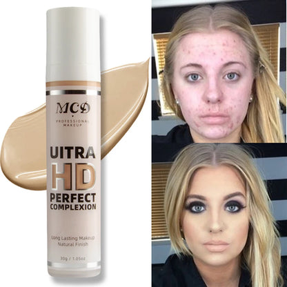 9 Shade Full Coverage Concealer Liquid Foundation  makeup high