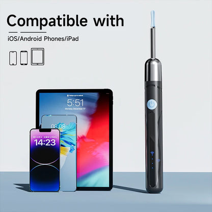WiFi Endoscope 4.2mm 1080P Ear Picker Camera with Ear Spoon Base for