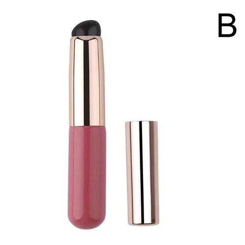 Silicone Lip Brush With Cover Cap Concealer Brush Like Fingertips Q