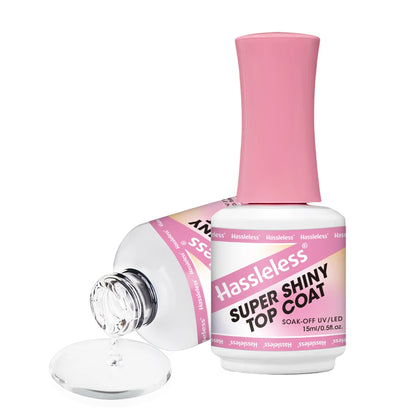 Hassleless Single Pack Ultra-Gloss Top Coat Gel Nail Polish - Glossy