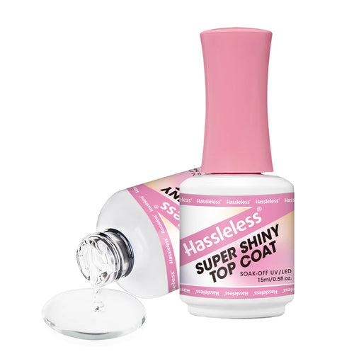 Hassleless Single Pack Ultra-Gloss Top Coat Gel Nail Polish - Glossy