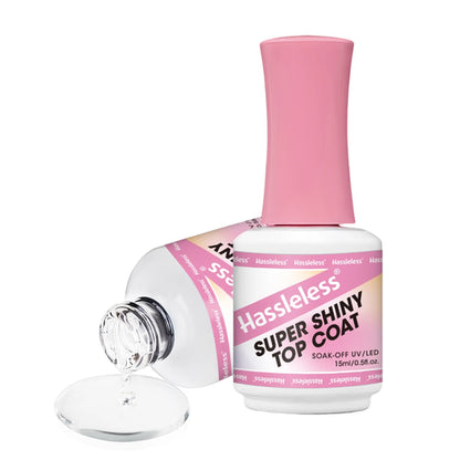Hassleless Single Pack Ultra-Gloss Top Coat Gel Nail Polish - Glossy